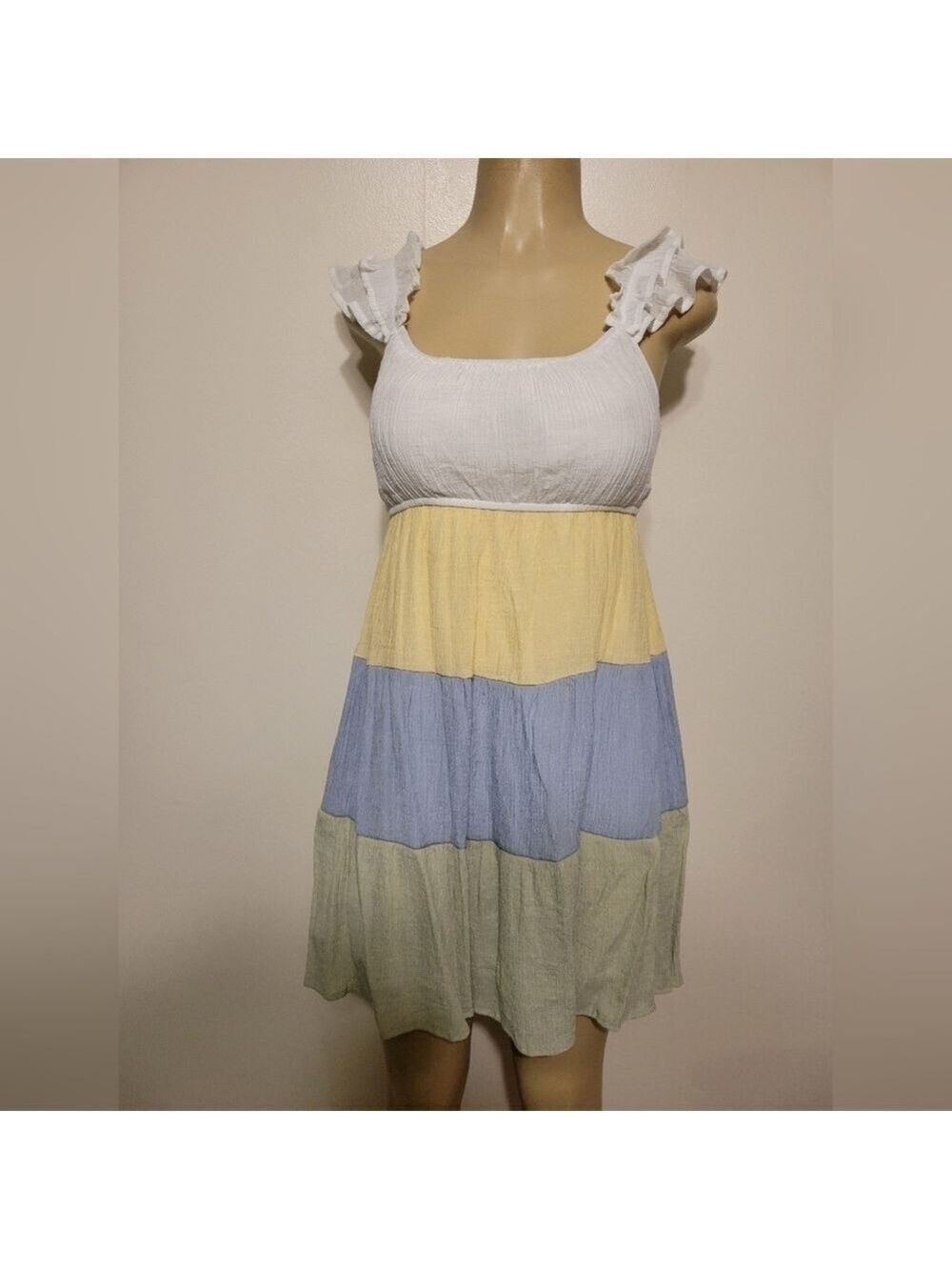MINE Colorful Sleeveless Women's Dress Spring Easter Summer Medium
